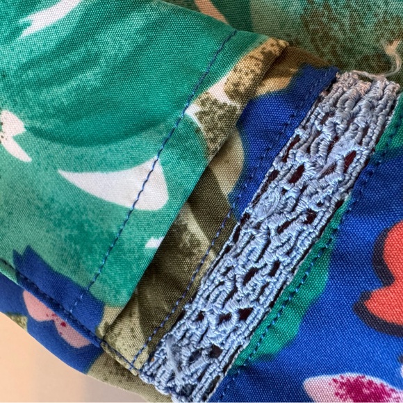 Victorias Secret Vintage gold label 1990's Hawaiian Floral pjs. - Picture 2 of 10